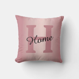 Rose Gold Custom Throw Pillow Kissen