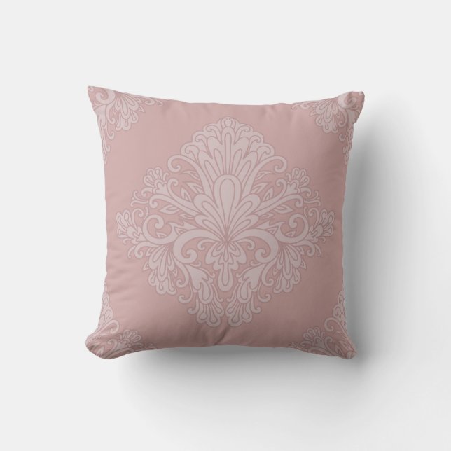 Rose Gold Decorative Pattern, Elegant Kissen (Vorderseite)