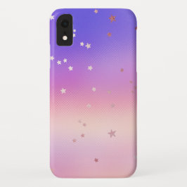 Rose Gold Diagonal Sars Muster Case-Mate iPhone Hülle