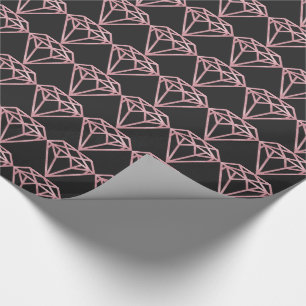 Rose Gold Diamond Geschenkpapier