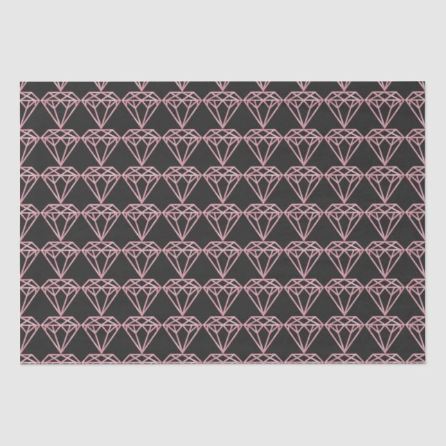 Rose Gold Diamond Seidenpapier (Vorderseite)