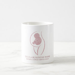 Rose Gold Doula Geburt Kaffeetasse