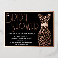 Rose Gold Dress Black Brautparty
