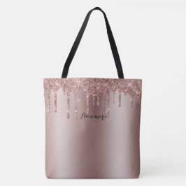 Rose Gold Drilling Glitzer Tasche