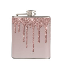 Rose Gold Dripping Glasseim