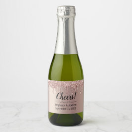 Rose Gold Dripping Glitzer Wedding Mini