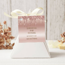 Rose Gold Driving Glitzer Metallic Shine