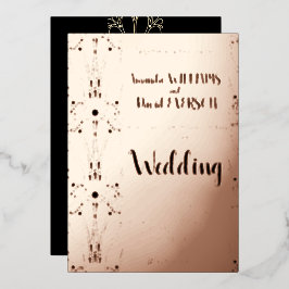 Rose GOLD - Elegante Hochzeit, Einladung zur Tour