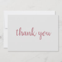Rose Gold Elegante Moderne Schlichte Handschrift