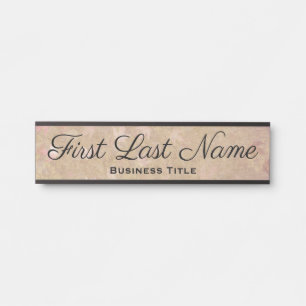 Rose Gold Extravagante Bürotür Signieren Elegant E Türschild