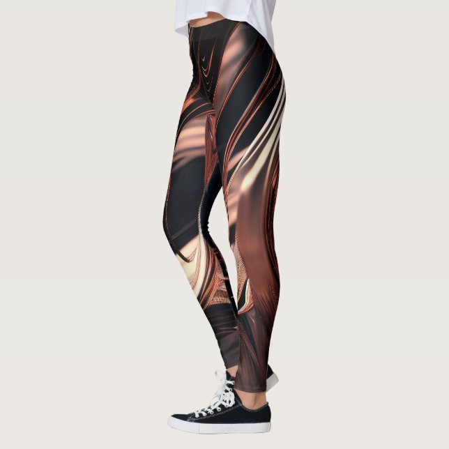 Rose Gold Fantasy Leggings (Links)