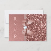 Rose Gold Fard à Joues Pailleté Ruban RSVP