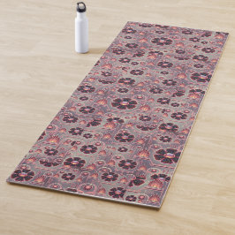 Rose Gold Floral Yogamatte