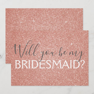 Rose Gold Foil 21. Geburtstag Einladung