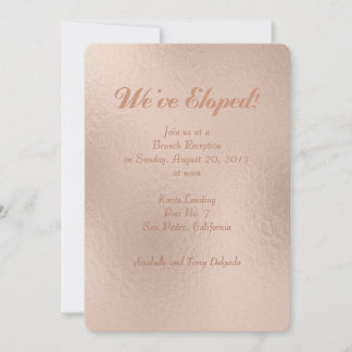 Rose Gold Foil-Effekt Wir haben die Ankündigung