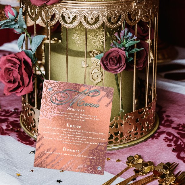 Rose Gold Foil Luxus Glam Stilvolle Hochzeit (Von Creator hochgeladen)