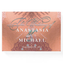 Rose Gold Foil Luxus Glam Stilvolle Hochzeit