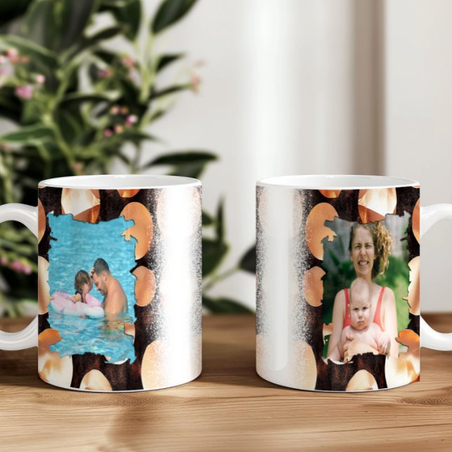 Rose Gold Foto Frame Tasse Wrap (Von Creator hochgeladen)