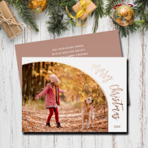 Rose Gold Frohe Weihnachtsschrift