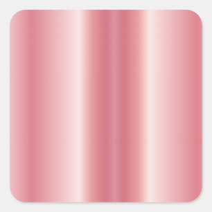 Rose Gold für den QR-Code Ihres benutzerdefinierte Quadratischer Aufkleber