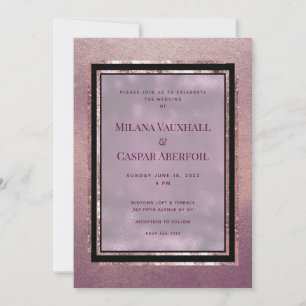 Rose Gold Galerie Hochzeit & Party Einladung