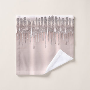 Rose Gold Glacé Diamant Paillettes Étincelles Gout