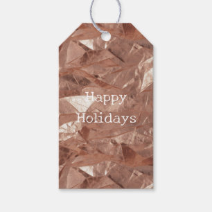 Rose Gold Glam Geschenkanhänger