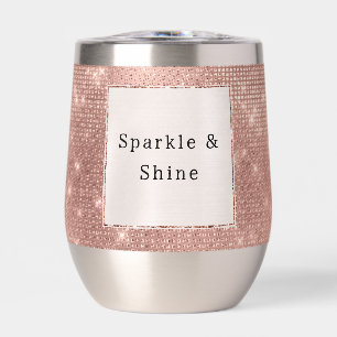Rose Gold Glam Sparkle