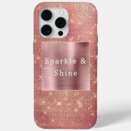 Rose Gold Glam Sparkle Case-Mate iPhone Hülle