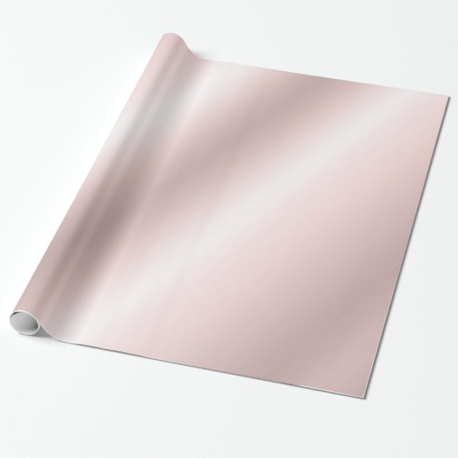 Rose Gold Glamour Elegant Template Glossy Gift Geschenkpapier (Ungerollt)