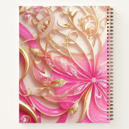 Rose Gold Glamour Klasse Business-Design Notizbuch