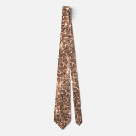 Rose Gold Glamour Sequel Sparkle Neck Tie Krawatte