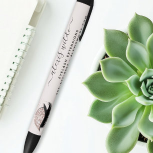 Rose Gold Glitter Wimpern Salon Geschäftsförderung Kugelschreiber