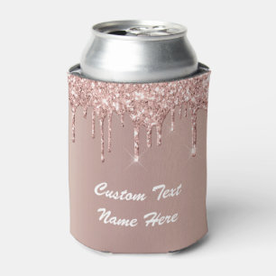 Rose Gold Glitzer Benutzerdefiniertes Party kann a Dosenkühler