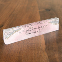 Rose Gold Glitzer Blush Pink Agate Marble Geode