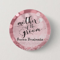 Rose Gold Glitzer Bokeh Mutter des Gräueltyps