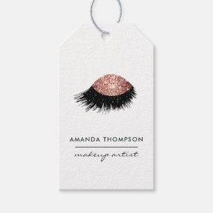 Rose Gold Glitzer Eye Geschenkanhänger