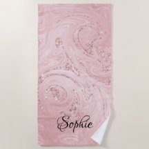 Rose Gold Glitzer Girl Sparkle