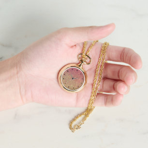 Rose Gold Glitzer Gold Wrap-Around Women's Watch Armbanduhr
