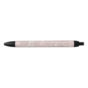 Rose Gold Glitzer Haar Makeup Salon Werbeaktion Kugelschreiber