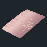 Rose Gold Glitzer Ihr Letter Name iPad Air Cover<br><div class="desc">iPad deckt mit Monogram Name Text Rose Gold Blush Glitzer Sparkle Personalisiert Geburtstag - Geburtstag oder Hochzeitsgeschenk / Beißig - Fügen Sie Ihren Brief / Name - Text oder Entfernen - Make Your Special iPad Hüllen Gift - Neu formatieren und verschieben oder entfernen und hinzufügen / Elemente mit Anpassungstool. Design...</div>