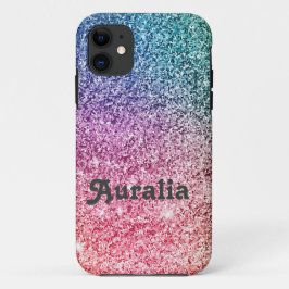 Rose Gold Glitzer individuell anpassbare Gehäuse f Case-Mate iPhone Hülle