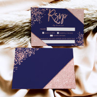 Rose Gold Glitzer Konfetti Marinebräu uAwg Hochzei