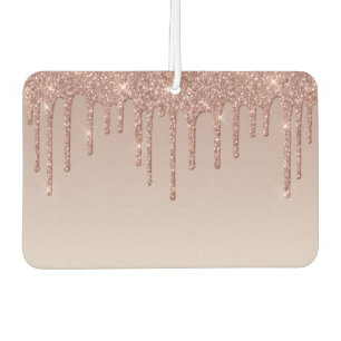 Rose Gold Glitzer Liquid Tropfen Autolufterfrischer
