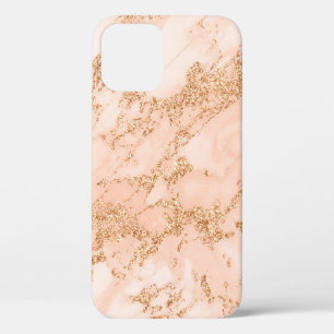 Rose Gold Glitzer Marmor abstrakt Case-Mate iPhone Hülle