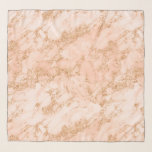 Rose Gold Glitzer Marmor abstrakt Schal<br><div class="desc">Rose Gold Glitzer Marmor abstrakten Schal.</div>