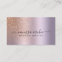 Rose Gold Glitzer Metallische Lila Lavendelbahn