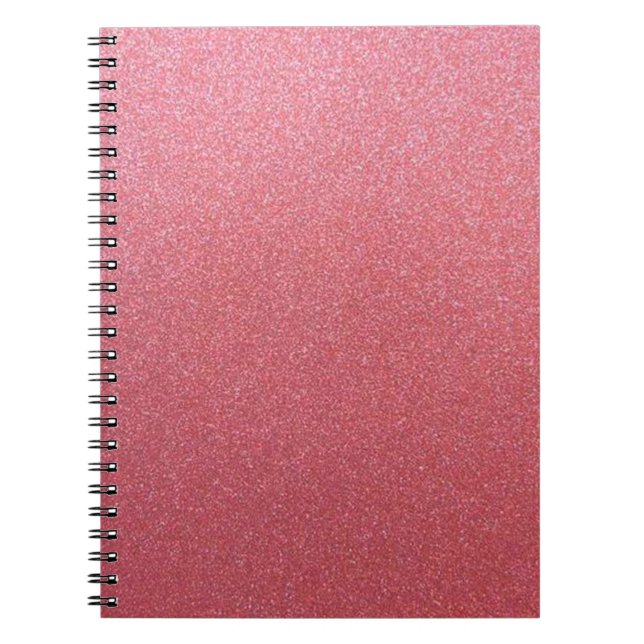 Rose Gold Glitzer Notizblock (Vorderseite)