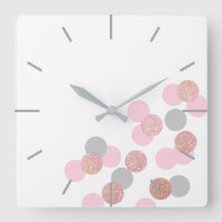 Rose Gold Glitzer Pastellrosa Konfetti