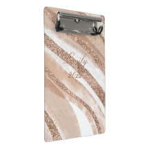 Rose Gold Glitzer Pinseldesign